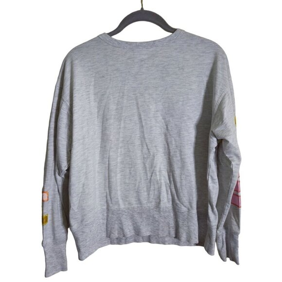 Disney Walt Disney World Pastel Color Satin Letter SpellOut Sweatshirt Size S - Picture 2 of 7